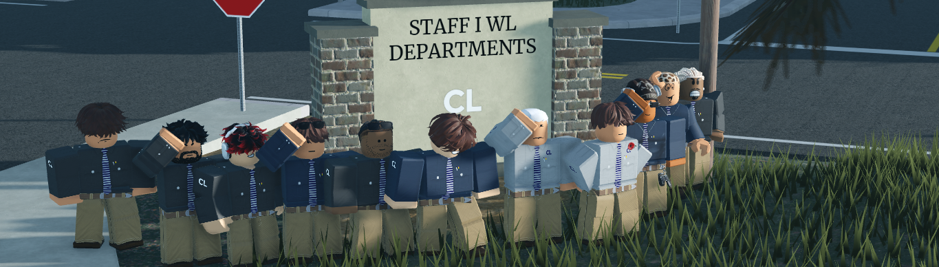 CLR staff team outside department headquarters